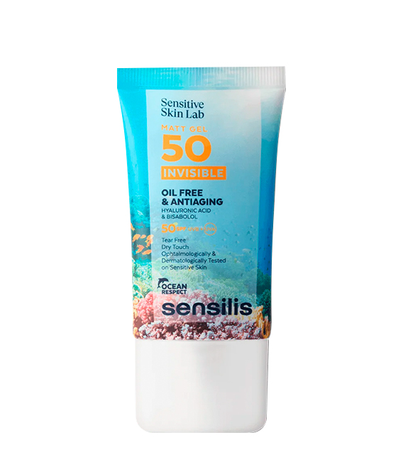 [SENMAT608] Matt Gel Spf 50+ Invisible Protector Solar En Gel Invisible Matificante Antiedad