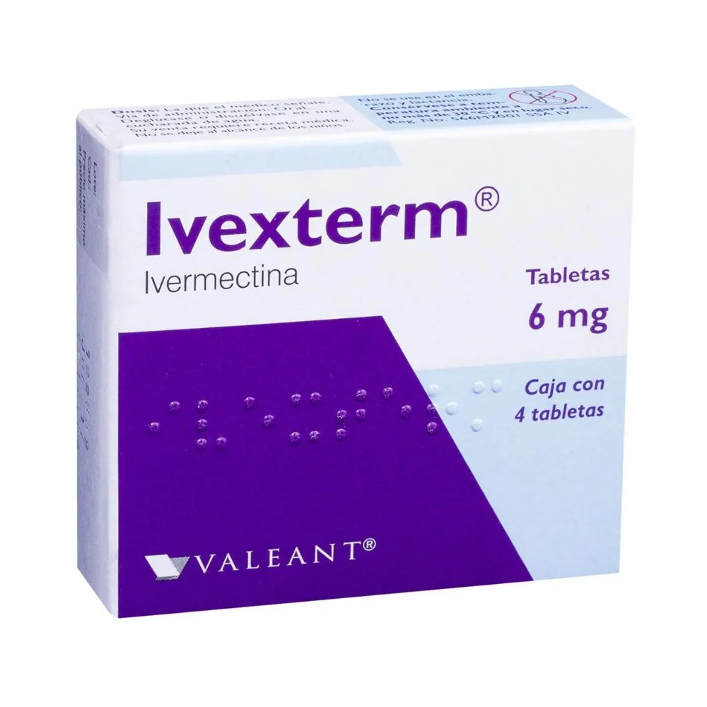 Ivexterm tabletas 6 mg (caja con 4 tabletas)