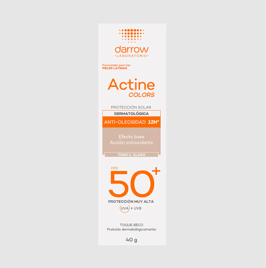 Darrow actine colors protector solar tono claro