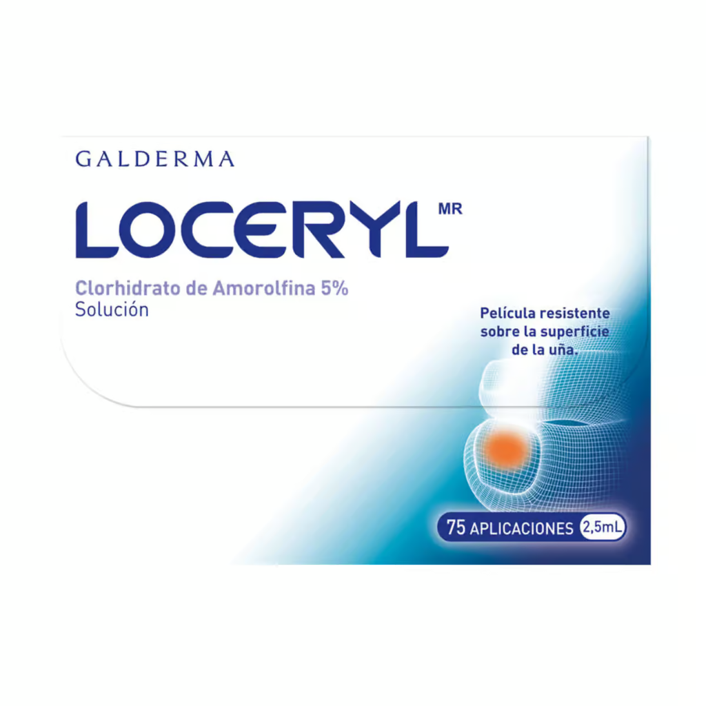 Loceryl solución (Clorhidrato de amorolfina 5%)
