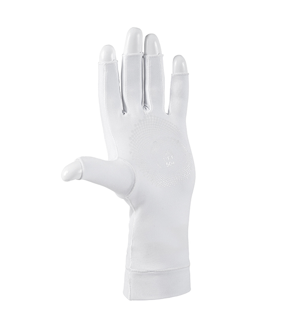 [FULGUA251] Guante Antisolar Unisex Blanco XL