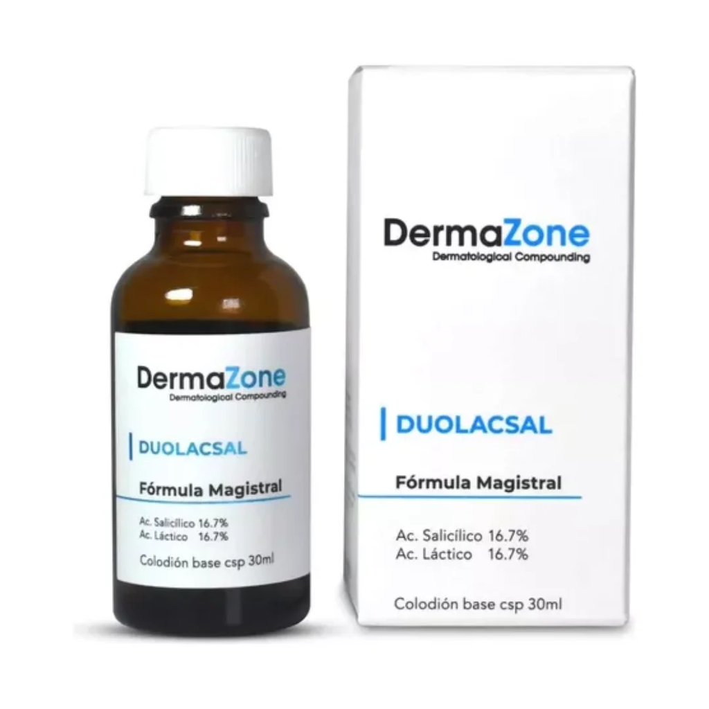 [DERDUO118] Duolacsal: Acido Salicilico 16.7%, Acido Lactico 16.7%, Colodion Elastico 30 ml
