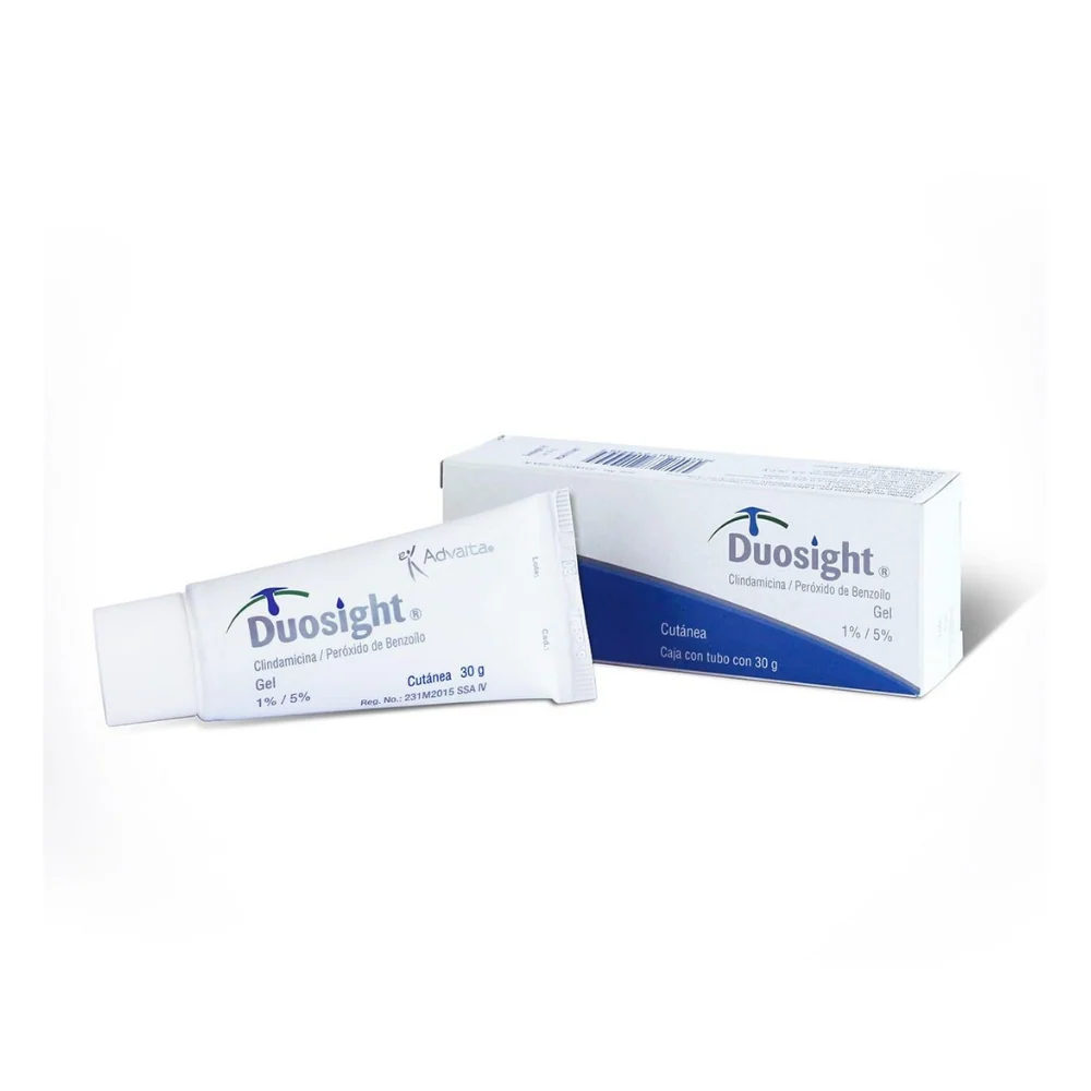 Duosight Peróxido de Benzoilo + Clindamicina Gel 30 g