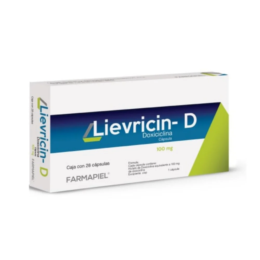 [FARLIE804] Lievricin-D 100 mg Caja con 28 Capsulas