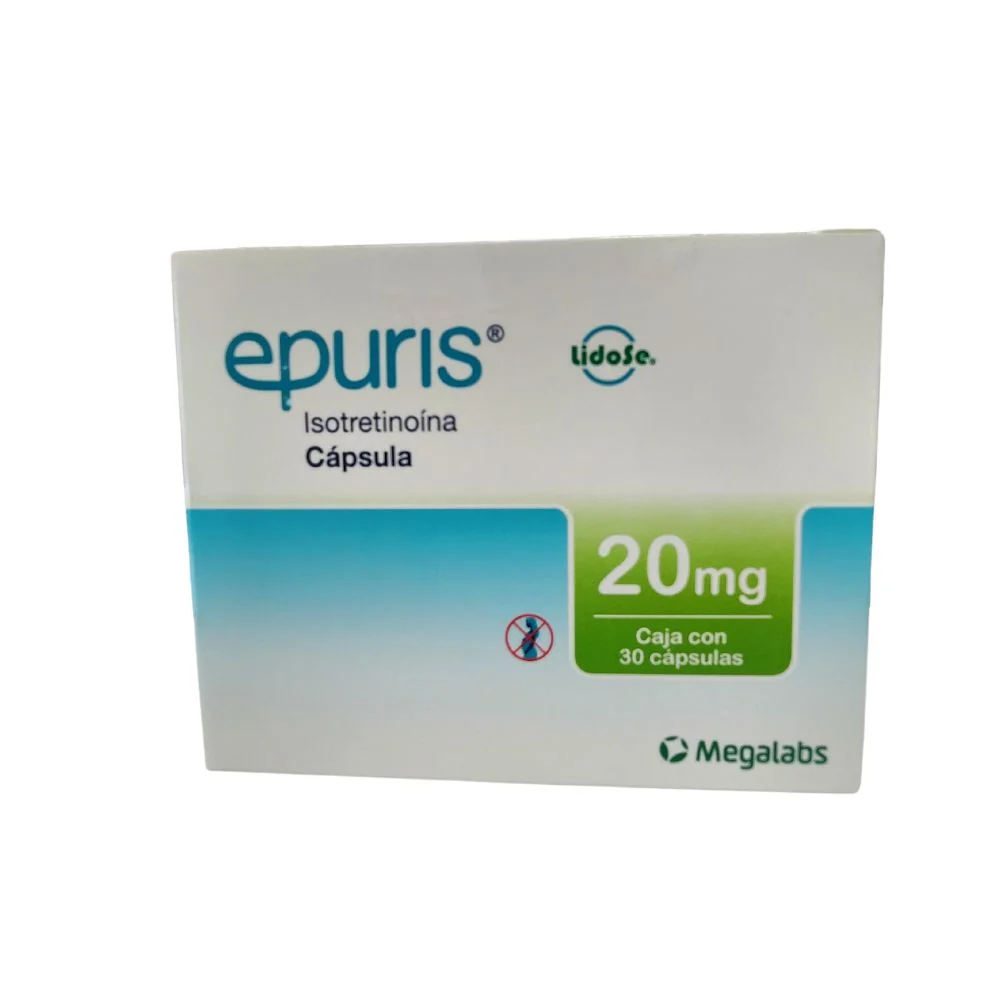 Epuris Isotretinoina 20 mg capsulas